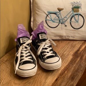 Black Canvas Converse Sneakers